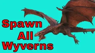 How To Spawn ALL Wyverns in ark xbox one and PS4