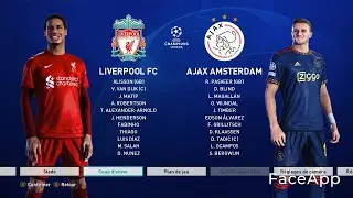 eFootball PES 2023 MOD SEASON 22/23 // Gameplay UCL | Liverpool vs Ajax | PC