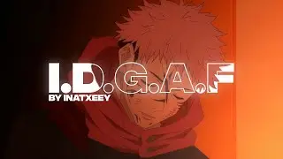 「IDGAF - Drake ft.YEAT ❤️😈」Jujutsu Kaisen - Sukuna「AMV/EDIT」4K