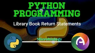 Library Book Late Return Python Programming || Microbiology | CS Paper | Complementary || andoubleos