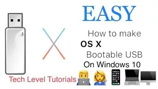 How to create Mac OS Bootable USB drive on Windows 10
