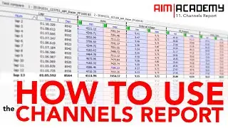 Aim Academy - Episode 11 - How To Use Channels Report in Race Studio 3
