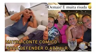 Thammy e Andressa recebem Gretchen em casa e comentam a polêmica da Mayra Cardi