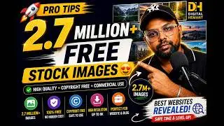 🚀 Pro Tips | 2.7 Million Free Stock Images😍 | Best We | Digital Hemant
