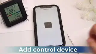 WIFI Remote Control with Temperature & Humidity Monitor Function, With Screen.