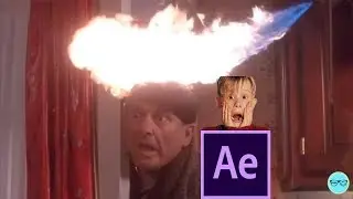 Set SOMEONE on FIRE with AFTER EFFECTS (Home Alone)