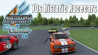 Assetto Corsa Legends GT Classic 70s got me into historic racecars and the soul of racing