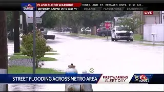 Street flooding across metro area