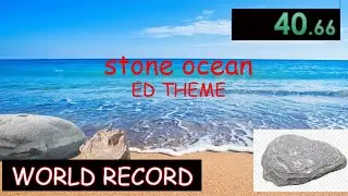 Stone Ocean Anime ED Speedrun ANY% (WORLD RECORD)