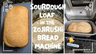 Freshly Milled Sourdough Bread in my Zojirushi Bread Machine