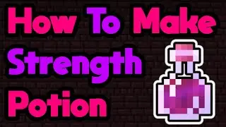 Minecraft How to Make a Strength Potion Tutorial 
