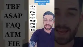 9 VERY useful abbreviations in English 🔥
