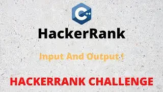 HackerRank Solution : Input and Output Type in C++