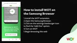 How to install WOT on the Samsung browser | Web Of Trust