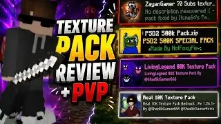 🔥 Which Minecraft PvP Texture Pack Is BEST? 😳 (Review + PvP)