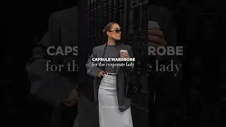 Workwear capsule wardrobe for the corporate lady #capsulewardrobe #stylingtips