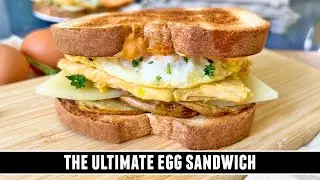 The ULTIMATE Egg Sandwich | With Eggs 2 Ways, Potatoes & Spicy Aioli
