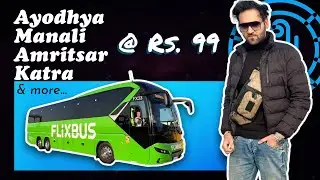 Flixbus in India || Luxury AC sleeper + seater bus || Avail Inaugural Offer