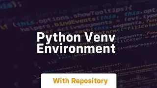 python venv environment