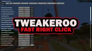 Minecraft Tweakeroo Tutorial - Fast Right Click