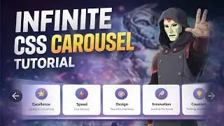 Modern Infinite Carousel Animation In 2 Minutes | Using Just HTML & CSS