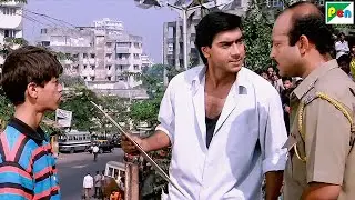 अजय देवगन ने ताऊ की हुकूमत को ललकारा - Ajay Devgn, Amrish Puri - Divya Shakti Movie Scene