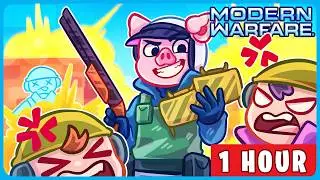 Modern Warfare For 1 Hour Straight (HACKERS EVERYWHERE)