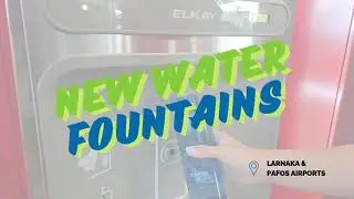 Additional water fountain points at Larnaka and Pafos Airports