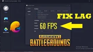 Pubg Mobile HOW TO FIX LAG, FPS DROP IN TENCENT GAMING BUDDY, GET 6O FPS