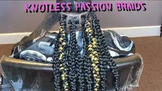 Knotless Passion Braids| watch and learn
