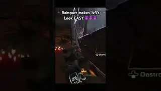 Rampart makes 1v3’s look EASY #apex #apexclips #apexlegends #apexclipsdaily #apexlegendsclips #short