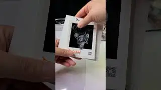 ASMR Pack an Order with Me! Part 2 Mini Gold Leaf/Foil Print Set of Charcoal Drawing Illustrations
