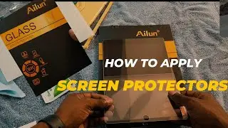 How to install screen protector for Beginners - IPad 9th Gen - Ailum Tempered Glass Step By Step