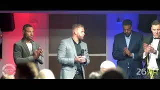 Billy Joe Saunders, Kell Brook & Kugan Cassius Give 1 Minuets Applause For Scott Westgarth Tribute