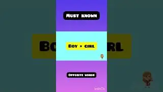 opposite words kids