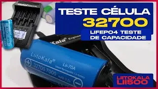 Teste Célula Lifepo4 32700 liitokala Lii500