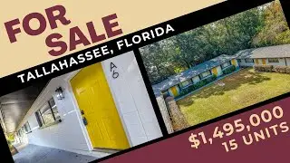FOR SALE 15 Units @ 505  Shephard St, Tallahassee, FL