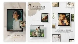 20 Glamorous Wedding Invitation Reels and Stories Green Screen | After Effects Template