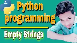 empty string in python programming