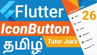 Icon Button Widget in Flutter தமிழ் | Complete Icon  Button Properties in Flutter | Mobile Apps