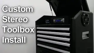 Custom Car Stereo Installation in a Tool Box