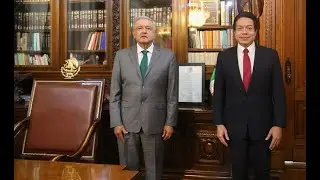 AMLO CONFIRMA QUE SE REUNIÓ CON MARIO DELGADO Y QUE HABLARON DE SITUACIÓN POLÍTICA DEL PAÍS