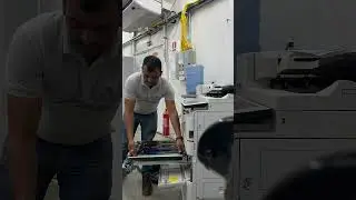 Manutenção preventiva em equipamento Canon c5550i , limpeza das unidade de imagem #canon