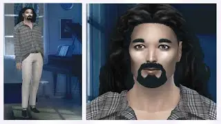 Кас, создание сима. The Sims 4
