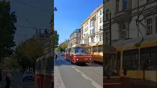 Konstal 102Na i Scania CR111, Kraków #autobusy #tramwaj #bus #trams #oldtimer #krakow