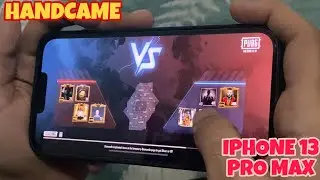 Iphone 13 Pro Max Pubg Hand came Max Graphics 90FPS? Gyro & Aim Assist Testing