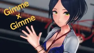 【MMDデレステ 4K】  Yシャツ水着 - 速水奏  で「Gimme×Gimme」