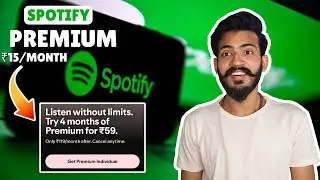 Spotify Premium for ₹15/Month! How to Get the Deal | Spotify Premium offer