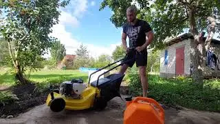 Обзор и распаковка газонокосилки 132 CC Zongshen 1.9 л.с 40 см из Леруа Мерлен