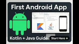 How to Create Your First Android Studio Project | Kotlin & Java Tutorial for Beginners